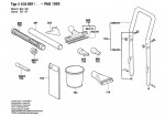 Bosch 0 603 269 141 PAS 1000 All Purpose Vacuum Cleane 110 V / GB Spare Parts PAS1000